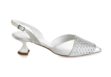 9117 Loriblu Bridal Collection Pumps / White